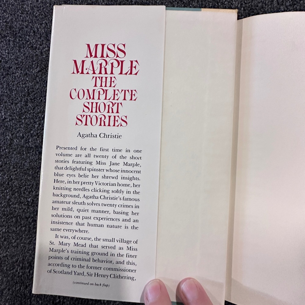 Agatha Christie Miss Marple The Complete Short Stories Hardcover Putnam Mystery - Picture 2 of 8